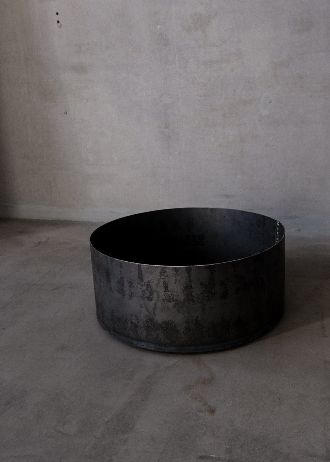Unik By Hand Krukor 50x20cmH Rund stålkruka – låg planteringsmodell
