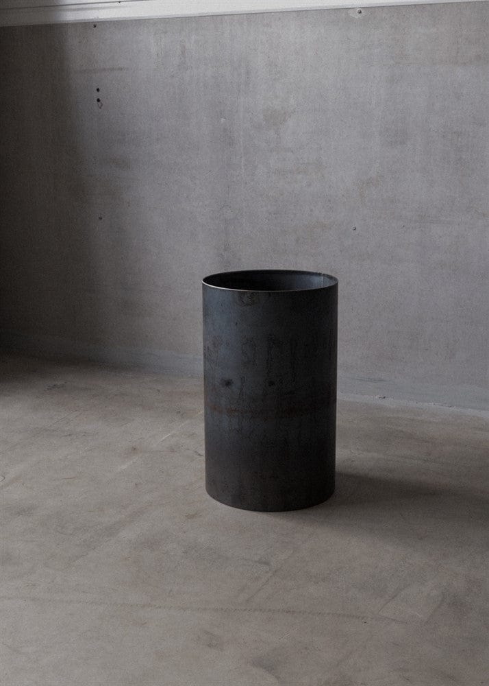 Stålcylinder utan botten – robust planteringsring 50 cm