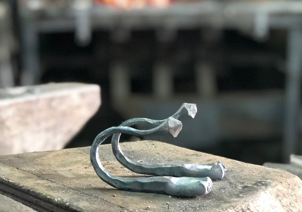 Unik By Hand Dekorationer Handsmidd väggkrok i stål