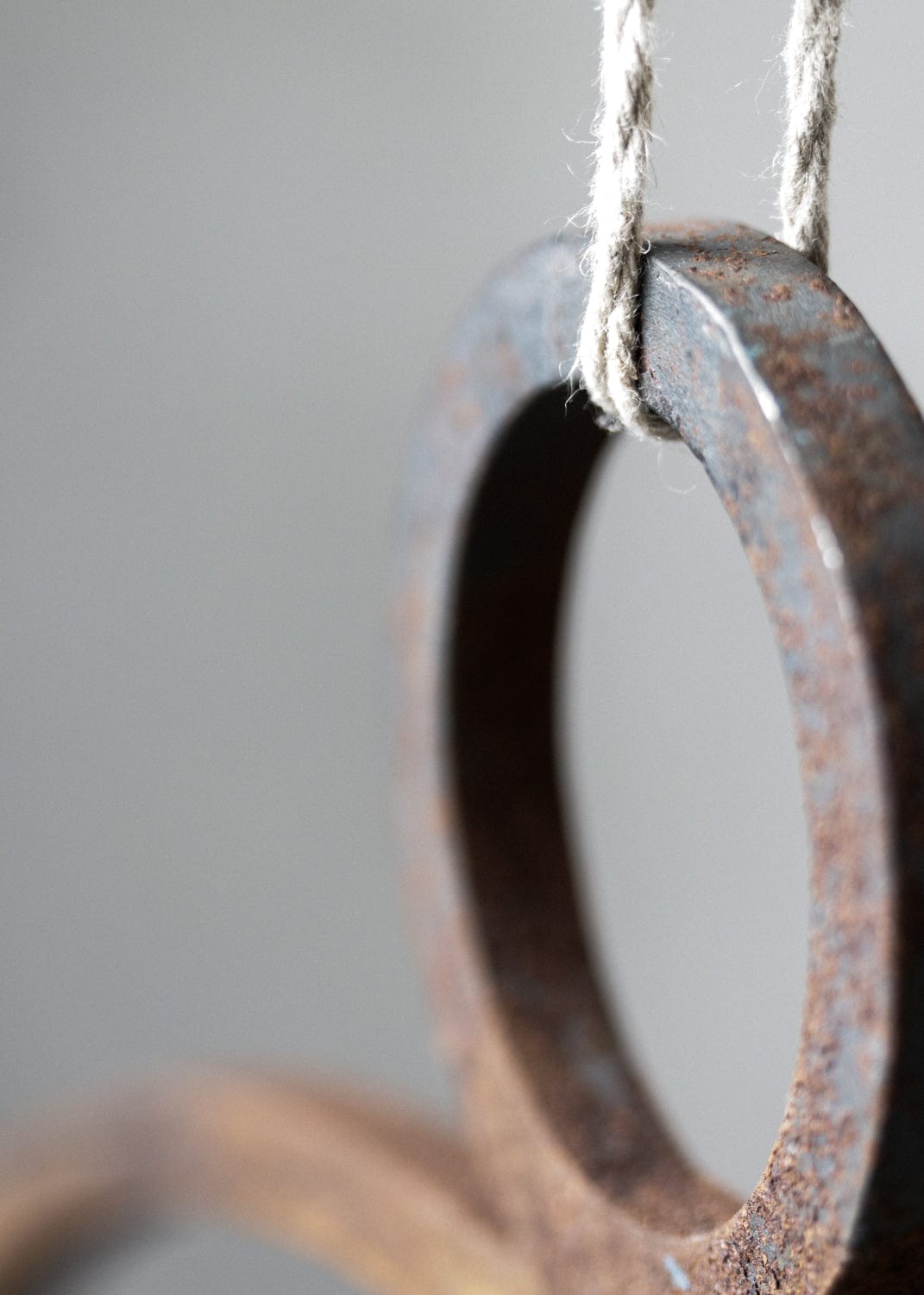 Unik By Hand Dekorationer Järnampel i stål 32x14 cm