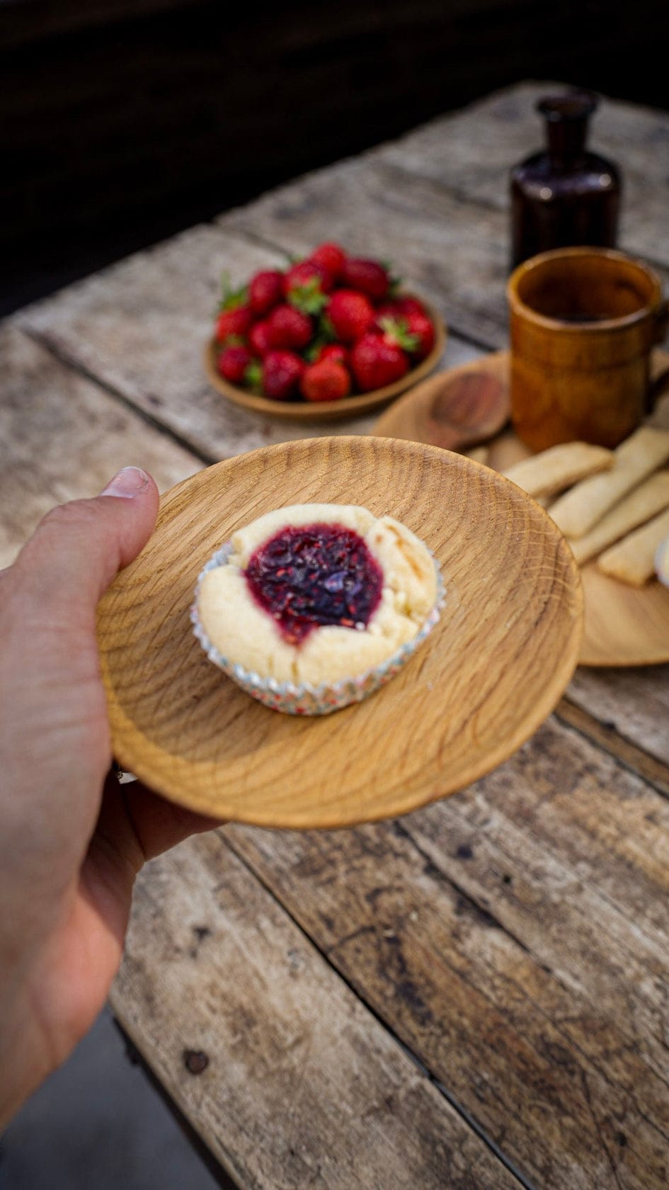 Assiett i ek – 11 eller 13 cm