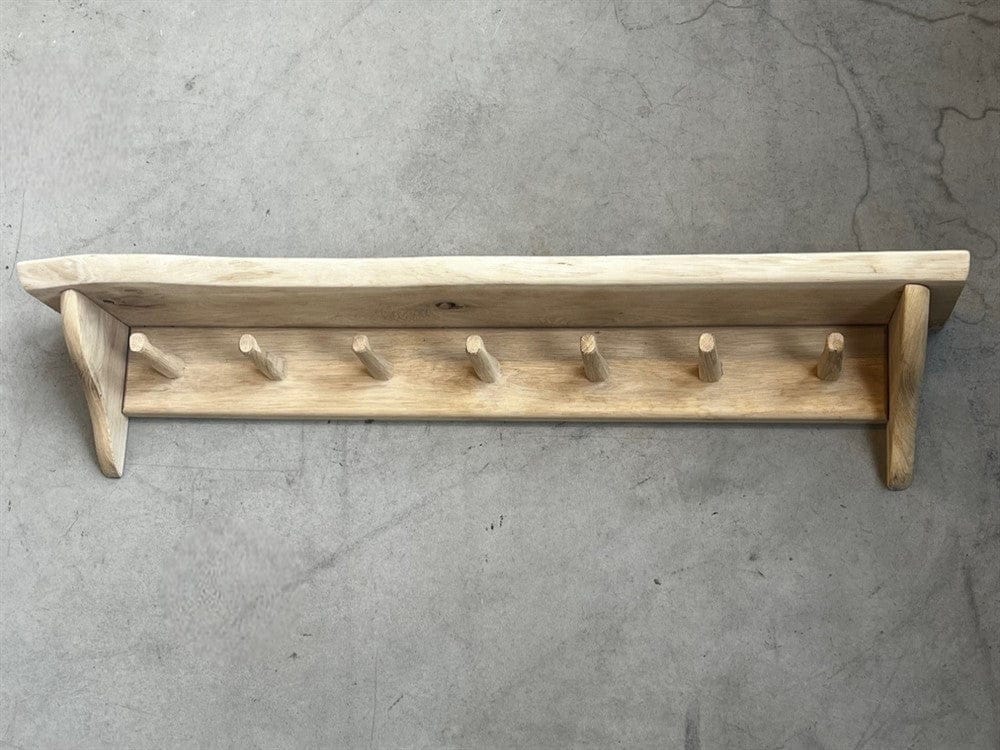 Ekhängare 80 cm – handgjord kroklist i massiv ek