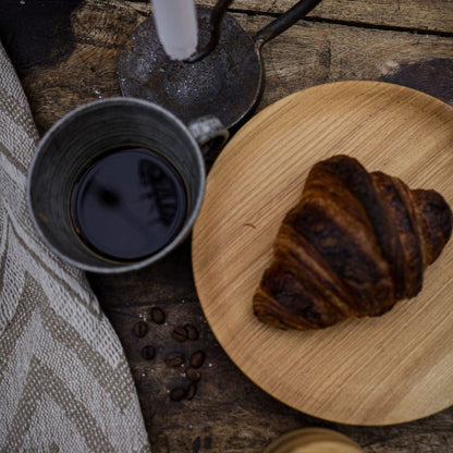 Serveringstallrik i ek – 22 cm