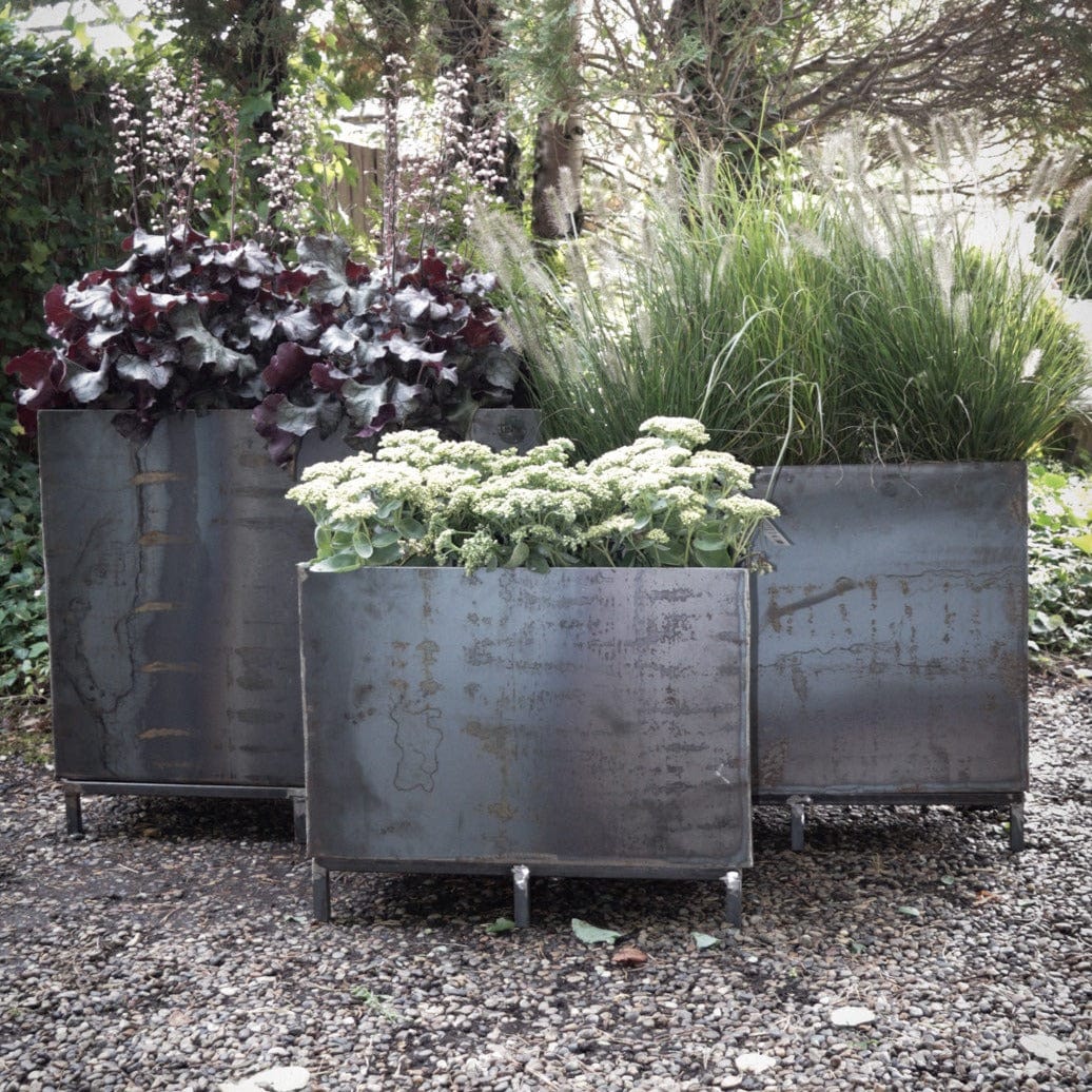 Unik By Hand Krukor Stålkruka 3-set rektangulär